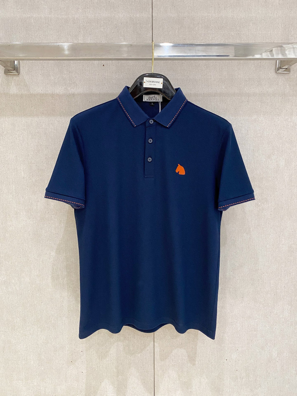 💰💰 開春新款愛馬仕2026ss夏季新款字母logo男士翻領Polo衫！