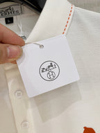 💰💰 開春新款愛馬仕2026ss夏季新款字母logo男士翻領Polo衫！