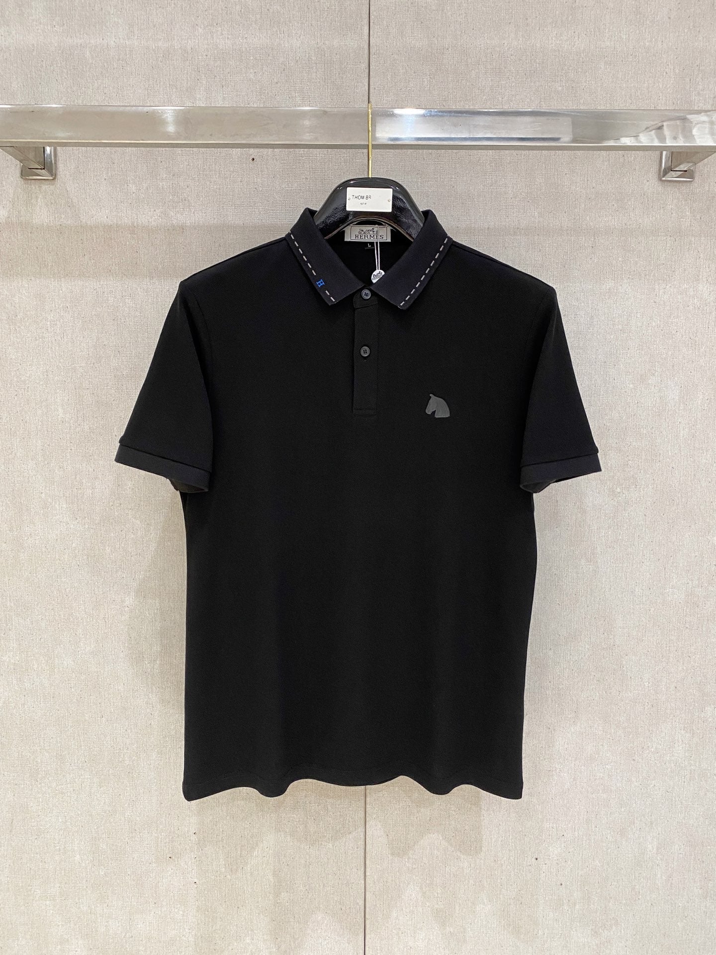 💰💰 開春新款愛馬仕2026ss夏季新款字母logo男士翻領Polo衫！