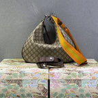 ▪大貨實拍𝗚𝘂𝗰𝗰𝗶 𝗔𝘁𝘁𝗮𝗰𝗵𝗲新品系列型號：702823 尺寸：35*32*6cm#15976