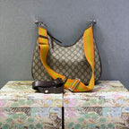 ▪大貨實拍𝗚𝘂𝗰𝗰𝗶 𝗔𝘁𝘁𝗮𝗰𝗵𝗲新品系列型號：702823 尺寸：35*32*6cm#15976