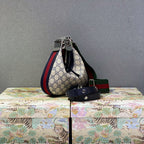 ▪大貨實拍𝗚𝘂𝗰𝗰𝗶 𝗔𝘁𝘁𝗮𝗰𝗵𝗲新品系列型號：699409 尺寸：23*22*5cm#16096