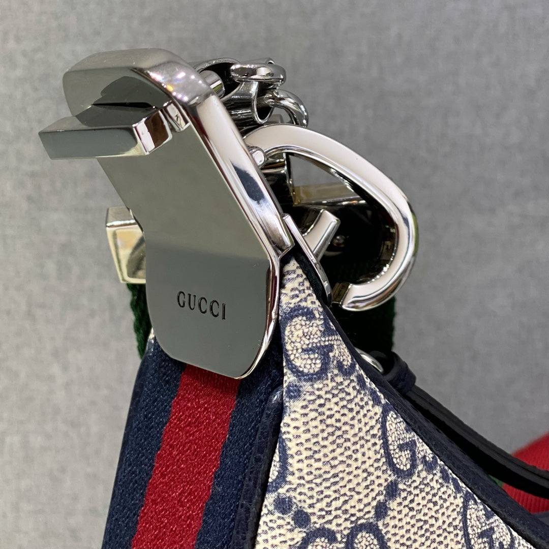 ▪大貨實拍𝗚𝘂𝗰𝗰𝗶 𝗔𝘁𝘁𝗮𝗰𝗵𝗲新品系列型號：699409 尺寸：23*22*5cm#16096