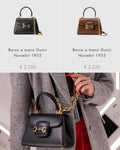 𝗚𝘂𝗰𝗰𝗶 𝗛𝗼𝗿𝘀𝗲𝗯𝗶𝘁 𝟭𝟵𝟱𝟱全皮系列型號：703848 尺寸：22161609