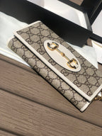 尺寸:19×10×4cm（05680898） Gucci海外渠道资源特供❗️1955系列马衔扣WOC链条包！