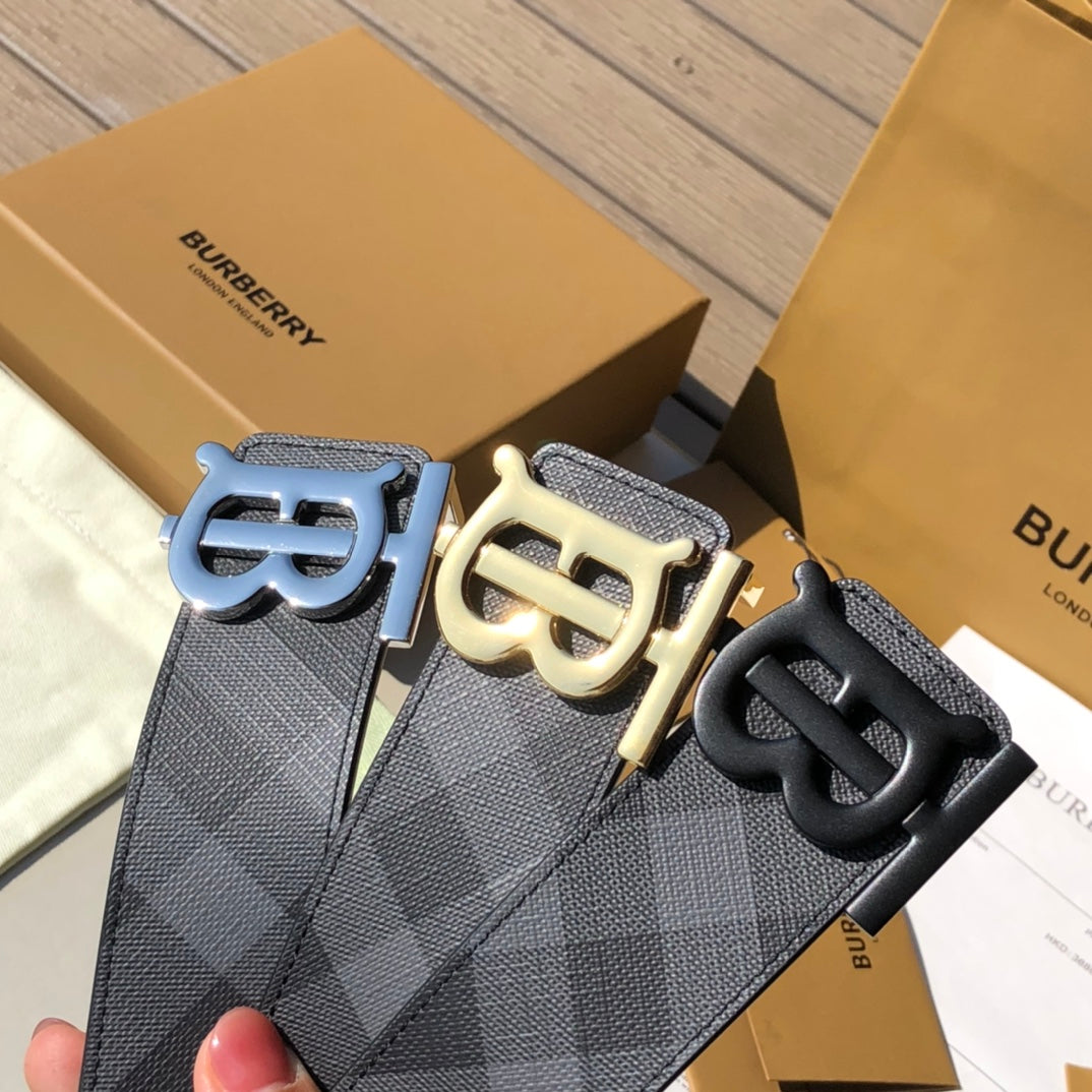 煙灰色London格紋帶身！