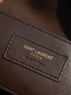 YSL 聖羅蘭2021最新CŒUR塗層帆布手袋，帆布配皮單肩斜挎包，尺寸：20X17X6cm 編號：#73636350