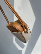 YSL 聖羅蘭2021最新CŒUR帆布手袋，帆布配皮單肩斜背包，尺寸：20X17X6cm 編號：#736363650