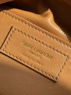 YSL 聖羅蘭2021最新CŒUR帆布手袋，帆布配皮單肩斜背包，尺寸：20X17X6cm 編號：#736363650