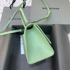 【小號】💁🏿‍♀原單Balencia巴黎家，本季重磅【鱷魚薄荷綠】沙漏包，支持驗貨。尺寸：23-10-14cm#15700