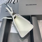【小號】💁🏿‍♀原單Balencia巴黎家，本季重磅【荔枝紋白】沙漏包，支持驗貨。尺寸：23-10-14cm⚠搜592833型號#15700