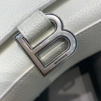【小號】💁🏿‍♀原單Balencia巴黎家，本季重磅【荔枝紋白】沙漏包，支持驗貨。尺寸：23-10-14cm⚠搜592833型號#15700