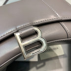 【mini號】💁🏿‍♀原單Balencia巴黎家，本季重磅【煙灰色】沙漏包，尺寸：19-8-11cm#15640