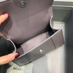 【mini號】💁🏿‍♀原單Balencia巴黎家，本季重磅【煙灰色】沙漏包，尺寸：19-8-11cm#15640