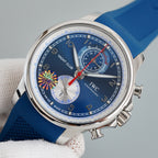 終極版IWC 葡萄牙系列IW390704直徑45x14.5 搭載Cal.89361計時機芯超強力夜光。終極修改1.雙面凸起藍寶石水晶玻璃2.錶殼CNC頂級工藝多道工序打磨拋光，線條清晰流暢3.錶帶升級進口橡膠錶帶無異味不沾塵不發白4.升級錶扣為原廠地球長扣5.字面校準光澤細節更接近正品。 💪用心打造只為媲美專櫃