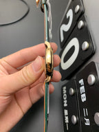 Golden Green Woman Waves Shipment Real Shot