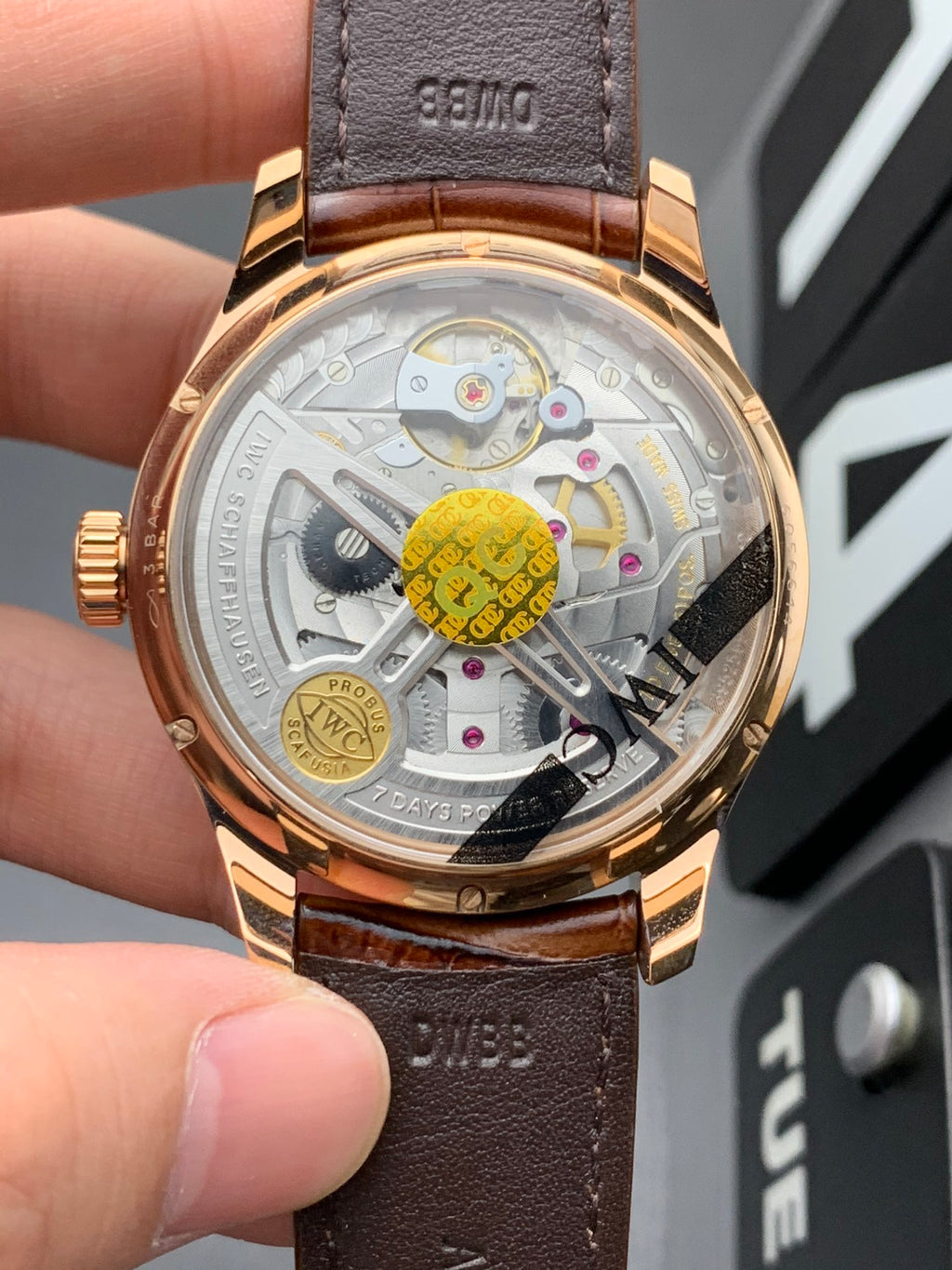 Rose Gold Perpetual Calendar - Actual Shipping Photos