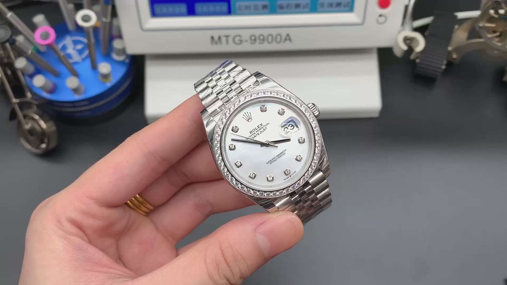 鑽圈貝母日誌41mm