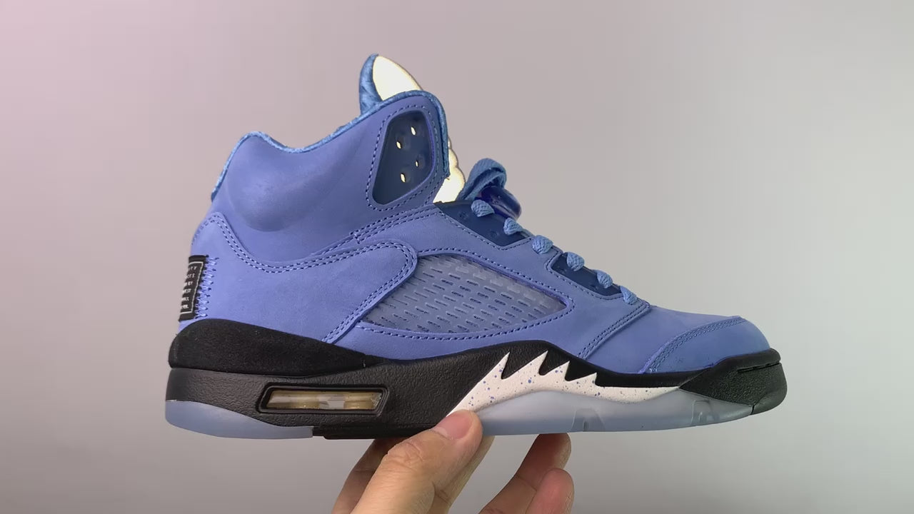 TNE30147668 純原Air Jordan 5 文化籃球鞋AJ5「UNC」北卡藍貨號：DV1310 401 尺寸：40-47.5